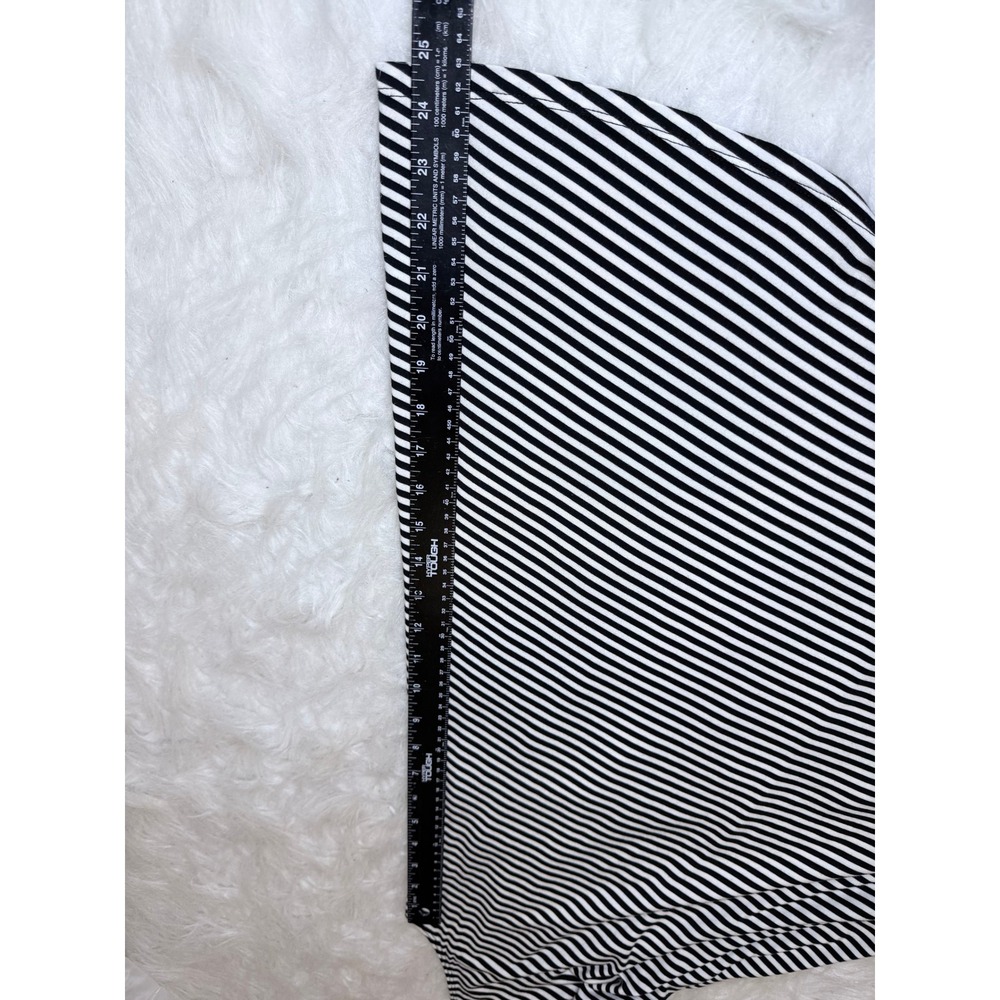 Hollister Womens XS Black White Striped Strappy Back A-Line Mini Tank Dress - Picture 7 of 7